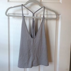 Aritzia Wilfred Free Tank Top Crop with Racer Back